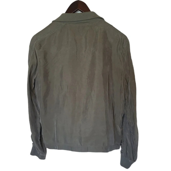 Marrakech Anthropologie Utility Jacket Womens Small Army Green Lightweight Boho - Picture 5 of 12